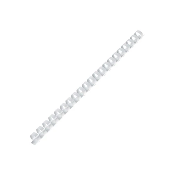 Sarff 14mm.BEYAZ DELUX Plastik Spiral 100 Adet - Resim 6