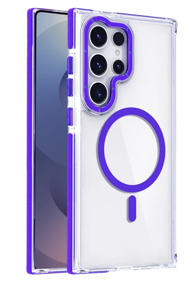 Samsung Galaxy S25 Ultra Bella Magsafe Kapak - Mavi ürün görseli 1