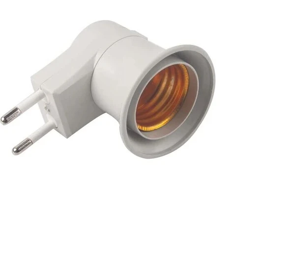 Duylu Fiş E27 Duylu Ampul Takılan Fiş Priz Anahtarlı Duy Priz - Resim 3