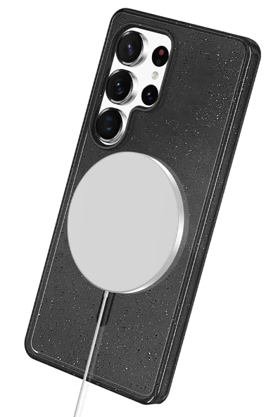 Samsung Galaxy S25 Ultra Star Magsafe Kapak - Siyah - Resim 3