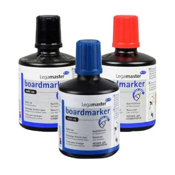 Edding Legamaster 100Ml Beyaz Tahta Kalemi Mürekkebi Mavi SiyahKırmızı ürün görseli