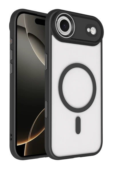 Apple iPhone 17 Air Terea Magsafe Kapak - Siyah - Resim 5