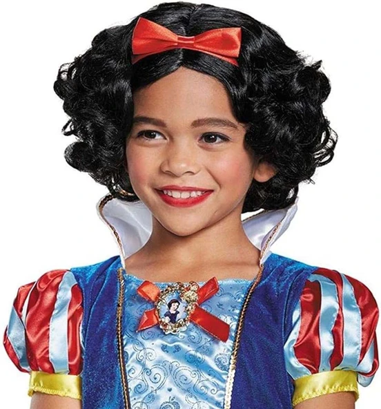 Pamuk Prenses Peruğu Kırmızı Fiyonklu ürün görseli