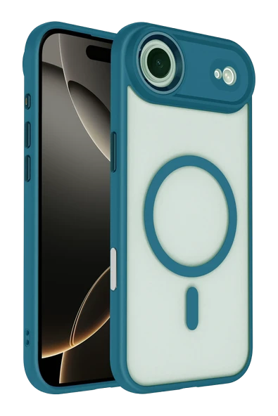 Apple iPhone 17 Air Terea Magsafe Kapak - Açık Mavi - Resim 5