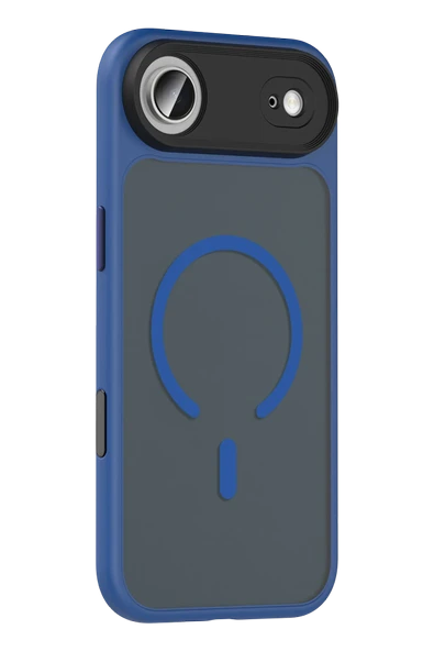 Apple iPhone 17 Air Megane Magsafe Kapak - Lacivert - Resim 7