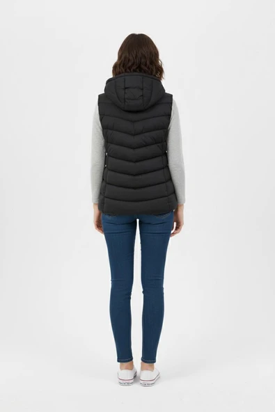 Kadın Kapüşonlu Spor Yelek 5000 BGL-ST04894 - Resim 10