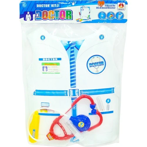 Plastik Kostümlü Doktor Seti - Resim 2