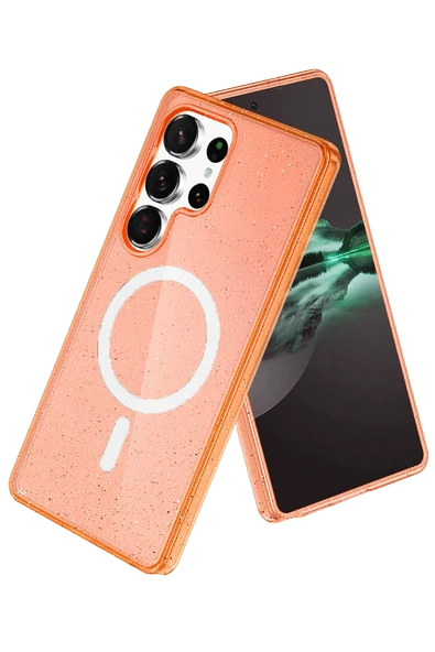Samsung Galaxy S25 Ultra Star Magsafe Kapak - Turuncu ürün görseli 1