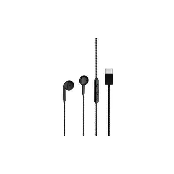 Lenovo Lecoo EH104 Kablolu Type-C Kulak İçi Kulaklık Siyah - Resim 4