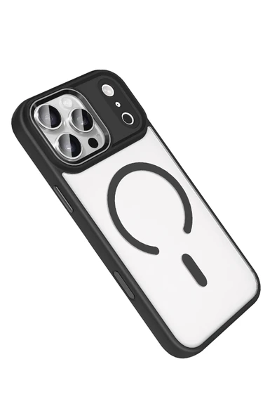 Apple iPhone 17 Pro Max Terea Magsafe Kapak - Siyah - Resim 4