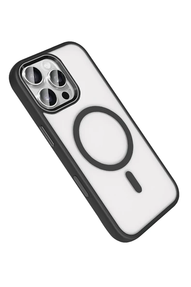 Apple iPhone 16 Pro Max Terea Magsafe Kapak - Siyah - Resim 8