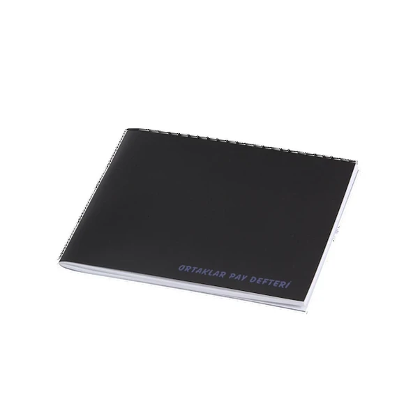 Gülpaş Ortaklar Pay Defteri Plastik Kapak 40 YP 122 ürün görseli