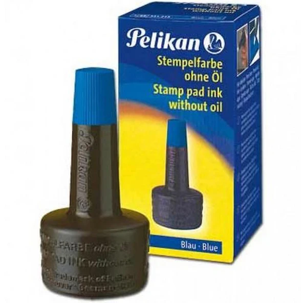 PELİKAN ISTAMPA MÜREKKEBİ 30cc MAVİ ürün görseli