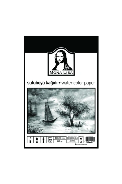 Monalisa Sulu Boya Kağıdı 250x350 160 Gr 10 Yaprak (mn09-1) ürün görseli