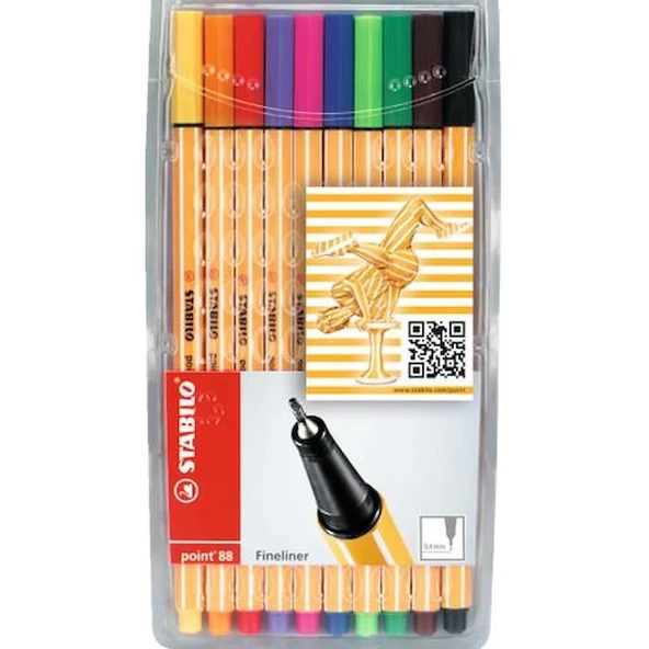 STABILO POİNT 8810 KEÇELİ (10 RENK) ürün görseli
