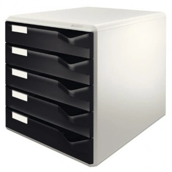 Leitz 5 Çekmeceli Siyah Evrak Rafı L-5280 ürün görseli