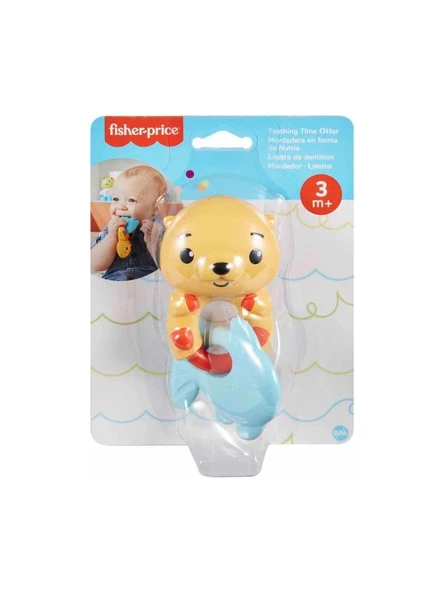 Fisher Price Eğlenceli Dostlar Çıngıraklı Dişlik - Su Samuru HJW11-HKD69 - Resim 3