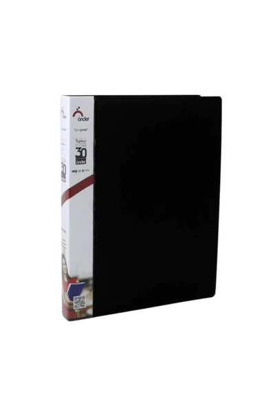 Önder PP 4 Halkalı Dosya Siyah 1104-3 ürün görseli