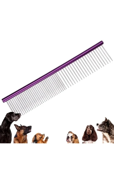 Mucit Home Metal Köpek Tarağı Pet Pire Tarağı Kıtık Açıcı ürün görseli