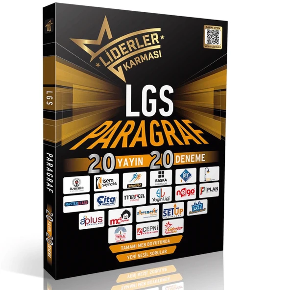 8. Sınıf LGS Paragraf Denemeleri 20 Yayın 20 Deneme Liderler Karması ürün görseli