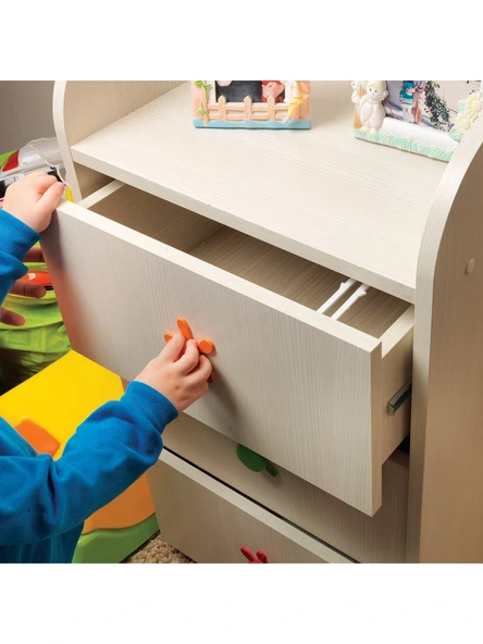 Bebek Çocuk Koruma Kilidi - Dolap Çekmece Kilidi Sürgülü Kilit - 3