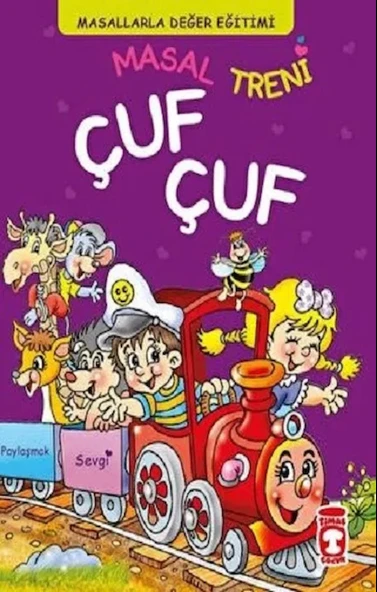 Masal Treni Çuf Çuf - Masallarla Değer Eğitimi (fleksi Cilt) ürün görseli