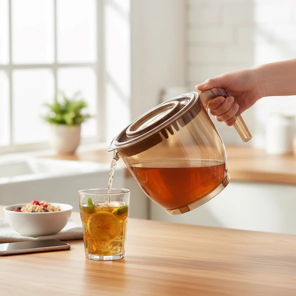 Technow Vip Ahmet VP-023 2200ml Kumsal Kapaklı Çırpma Mikser Kabı - Resim 9