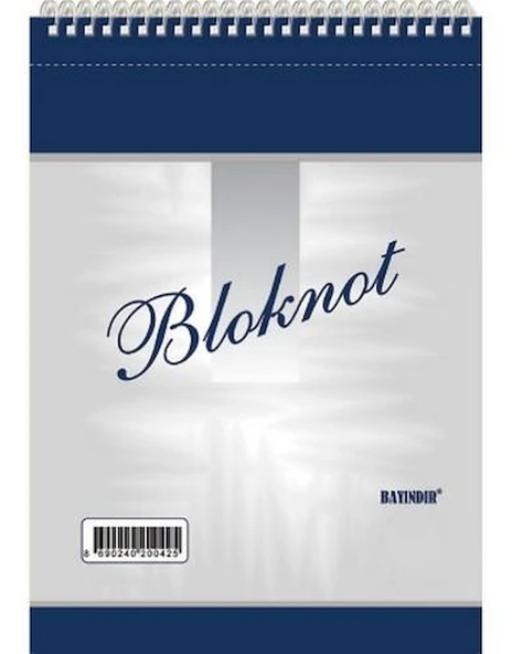 BAYINDIR A5 SPİRALLİ BLOKNOT 144yp KARELİ