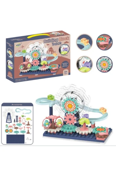 Birlik Oyuncak Dönme Dolap Lunapark Blok Oyun Seti - 4