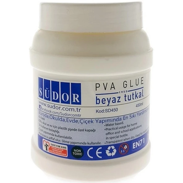 SÜDOR SD-450 BEYAZ TUTKAL 450ml ürün görseli