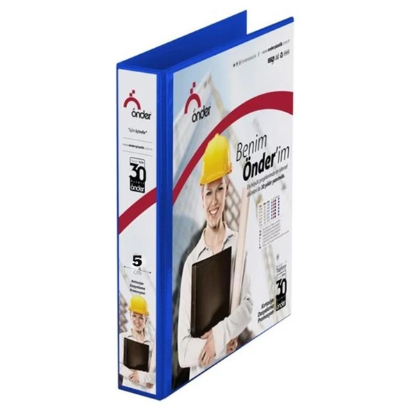 Önder PVC A4 Firma Klasörü 5 Cm. 4 Halkalı Siyah 2015-3 ürün görseli