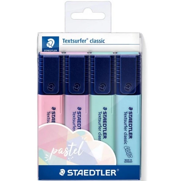 STAEDTLER 364 CWP4 TEXTSURFER PASTEL KESİKUÇ 4 LÜ SET ürün görseli