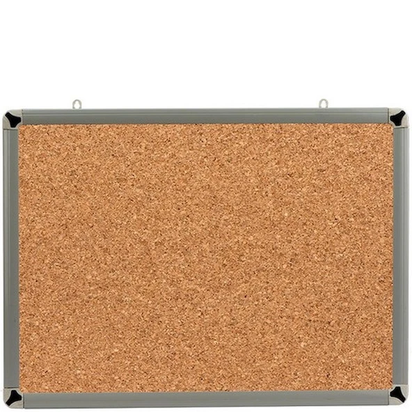 AKYAZI 45x60 ALÜMİNYUM ÇERÇEVE DUVARA MONTE MANTAR PANO (0142) ürün görseli