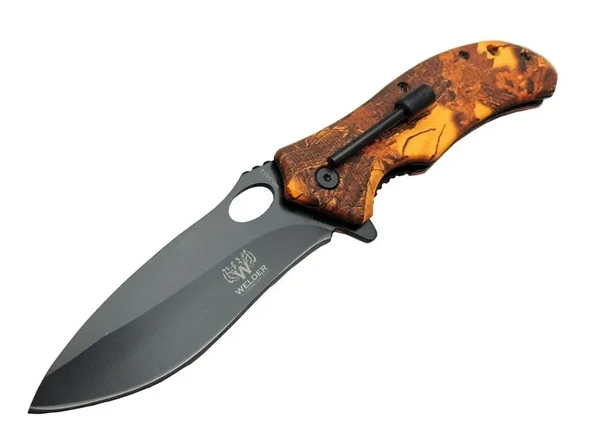 WD-503-2 Kamp Çakısı 21 cm - Magnezyum Çubuklu (Fire Starter), Plastik sap ürün görseli 1