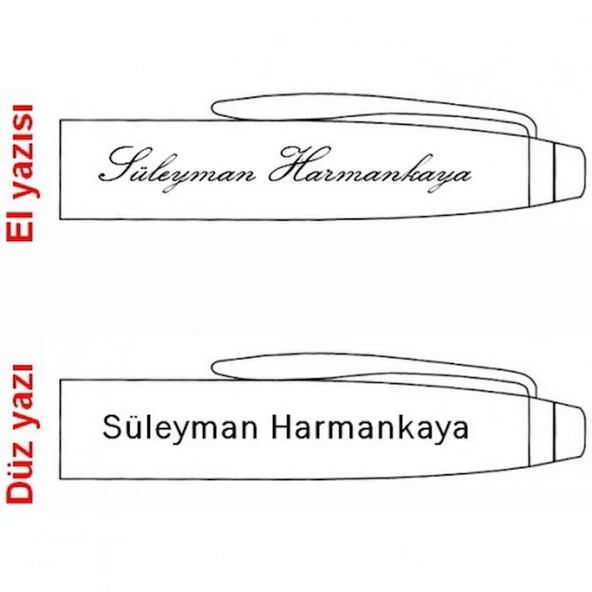Scrikss Roller Kalem 39 Siyah Krom - Resim 3