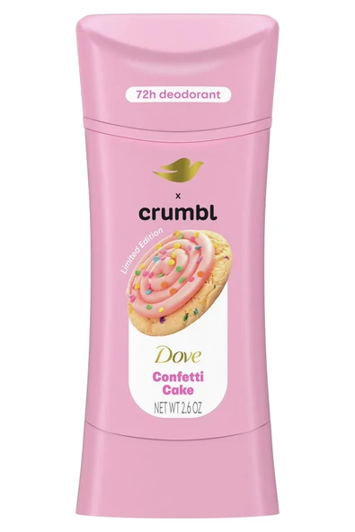 Dove Crumbl Confetti Cake Alüminyumsuz Stick Deodorant 74GR