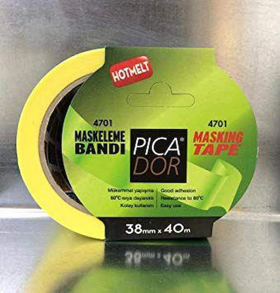 Picador Krepe (Maskeleme) Bantı 60 Derece Isıya Dayanıklı Askılı 38x40 4701 ürün görseli