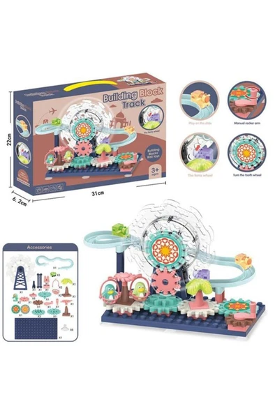Birlik Oyuncak Dönme Dolap Lunapark Blok Oyun Seti - 5