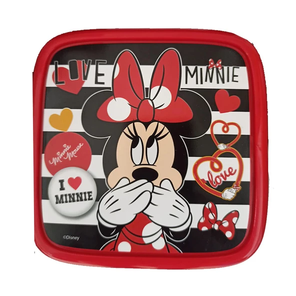 Minnie Mouse İki Bölmeli Beslenme Kabı Iconıc Forever 41418 ürün görseli