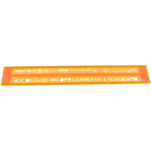 Hatas Teknik Resim Yazı Şablonu 10 mm. ürün görseli