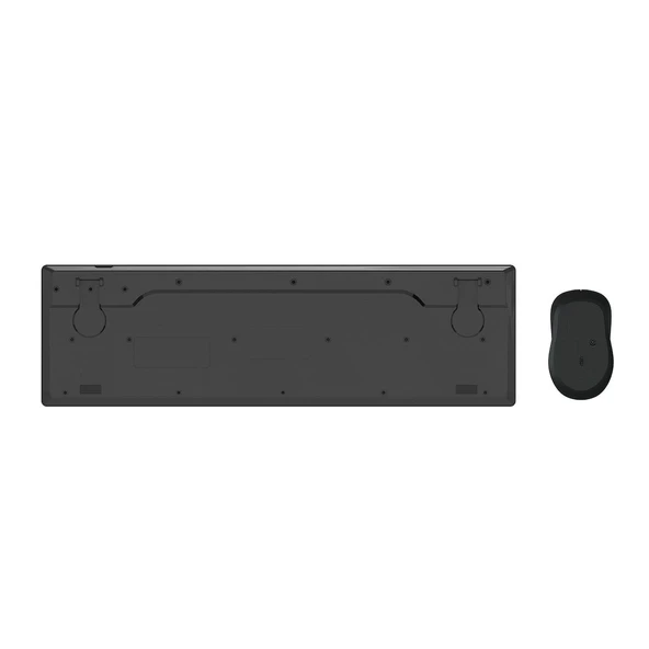 Lenovo Lecoo KW203 Kablosuz Türkçe Q Klavye & Mouse Set Siyah - Resim 4