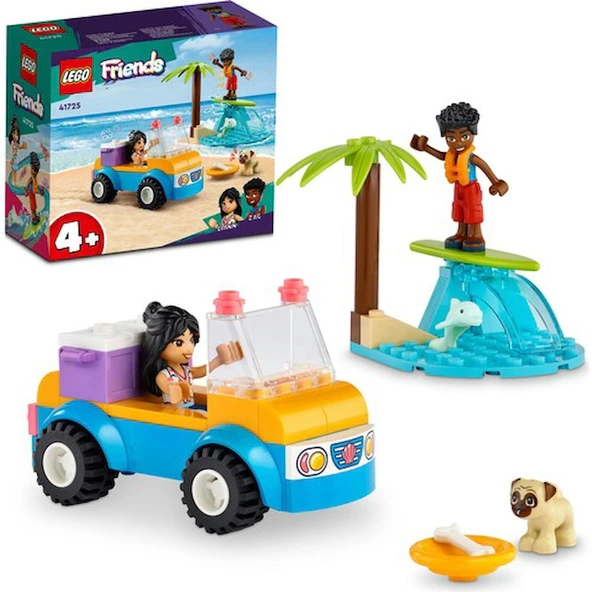 LEGO Lego®  Friends Plaj Arabası Eğlencesi 41725 - 4 Yaş ve Üzeri Çocuklar Için 2 Mini Bebek, Bir Köpek Karakteri ve Bir Plaj Arabası Içeren Yaratıcı ürün görseli