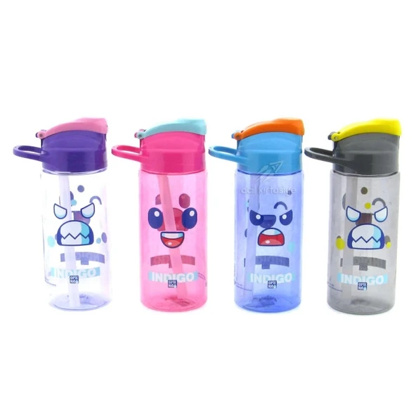 Gıpta Matara Indıgo Tritan Desenli Pipetli 500 Cc ürün görseli