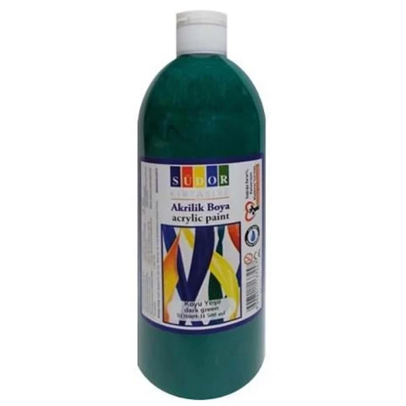 SÜDOR AKRİLİK BOYA (500 ml) KOYU YEŞİL ürün görseli
