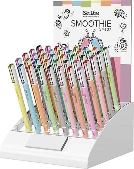 Scrikss Roller Kalem Smoothie Jel 40 Lı Stand ürün görseli