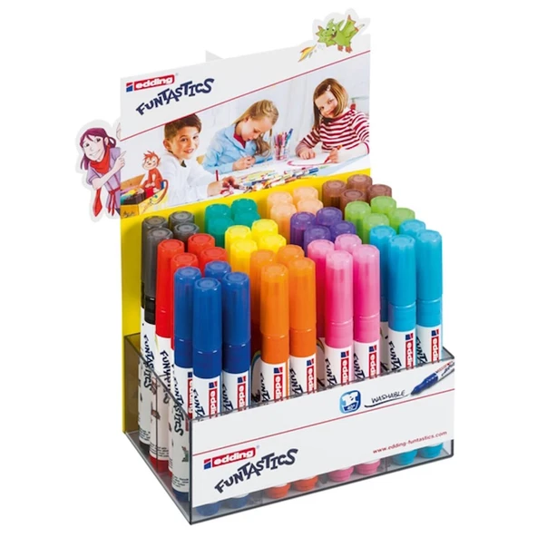 Edding Keçeli Kalem Kalın Funtastıcs 14 48 Li Stand 51.195 ürün görseli