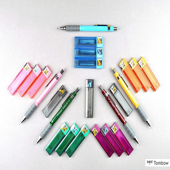 Tombow SH-300 Grip 0,7mm Beyaz Versatil Kalem Okul Seti GR21 - Resim 2