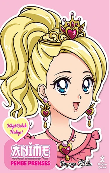 Anime Pembe Prenses Boyama Kitabı ürün görseli