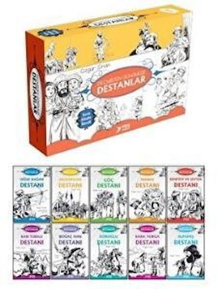 4. Sınıf Geçmişten Günümüze Destanlar Serisi (10 Kitaplık Set) ürün görseli