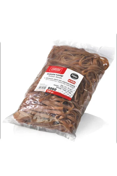 Cassa %100 Kauçuk Ambalaj Lastiği Geniş 500 gr - ( Kod:8060 ) ürün görseli
